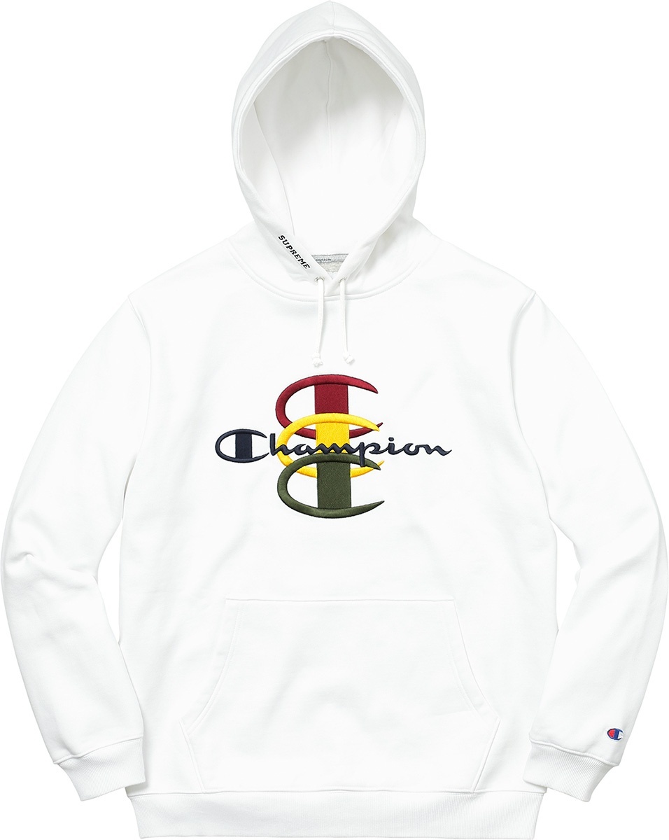 Supreme®/Champion® Stacked C Hooded Sweatshirt view 11